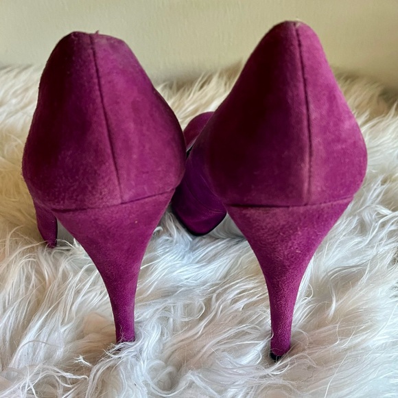 Purple Suede Steve Madden Stiletto Heels - Picture 5 of 5